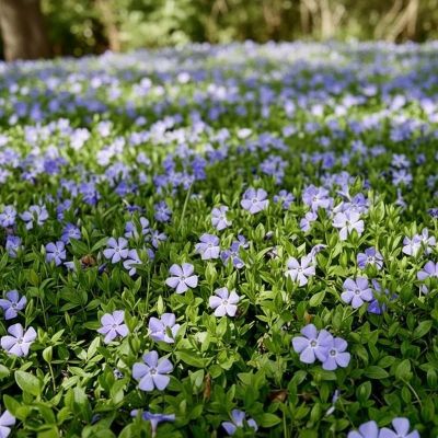 COVERGREEN ® Vinca Minor bodembedekker in plantenmat (38 x 57 cm)