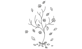 Plant in herfst